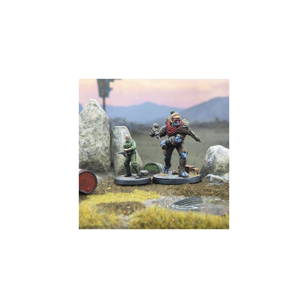 Fallout: Wasteland Warfare - Super Mutants Tabitha and Raul