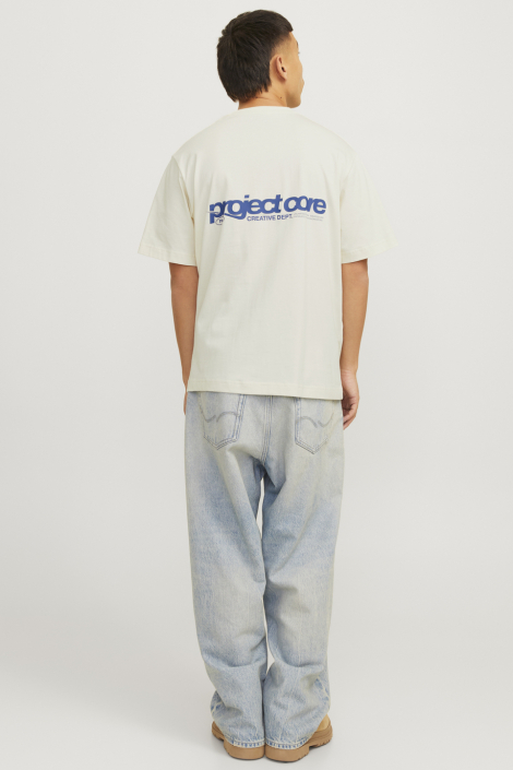 Jack & Jones beige heren t-shirt