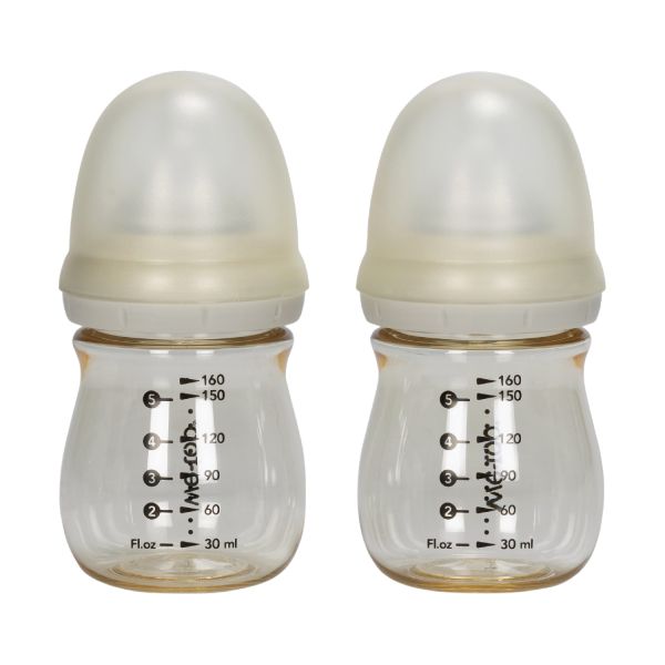 We-Too Standaardfles PPSU - 160 ml - Black - 2-pack