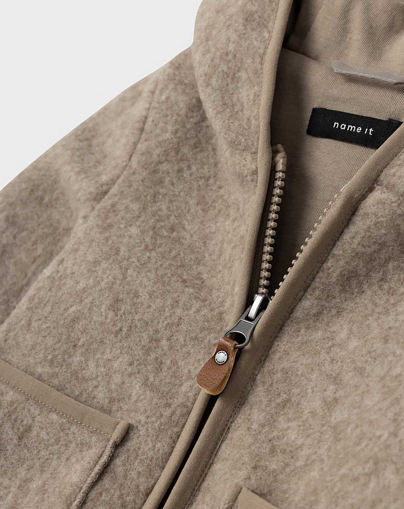 Kapuzenjacke NBNMILOP in weathered teak