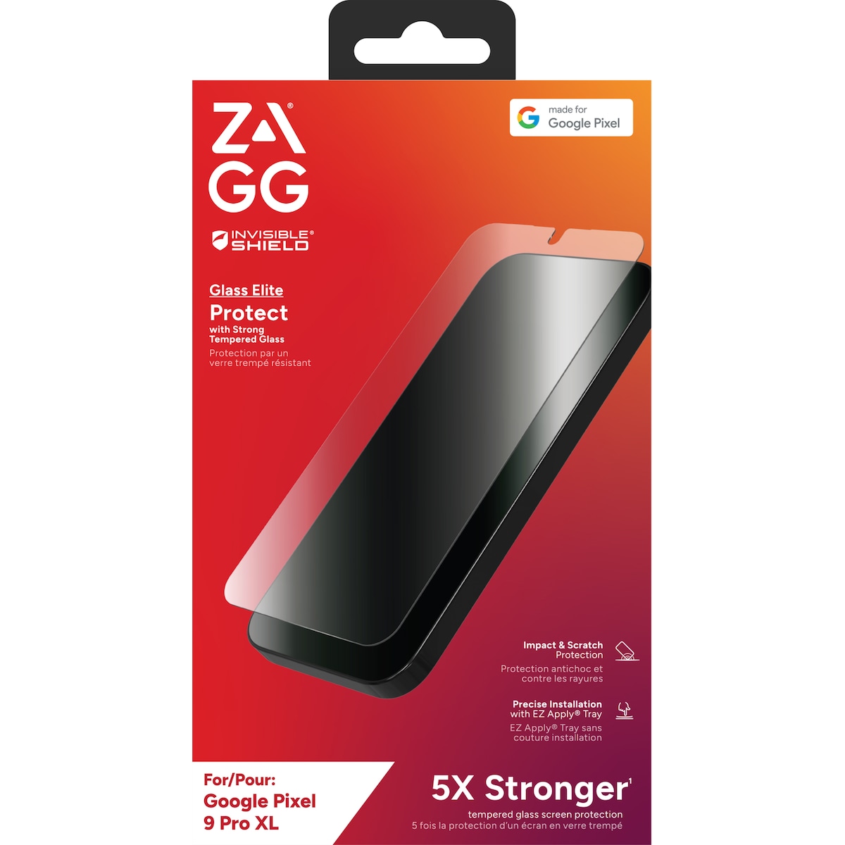 Zagg Glass Elite Google Pixel 9 Pro XL skjermbeskytter