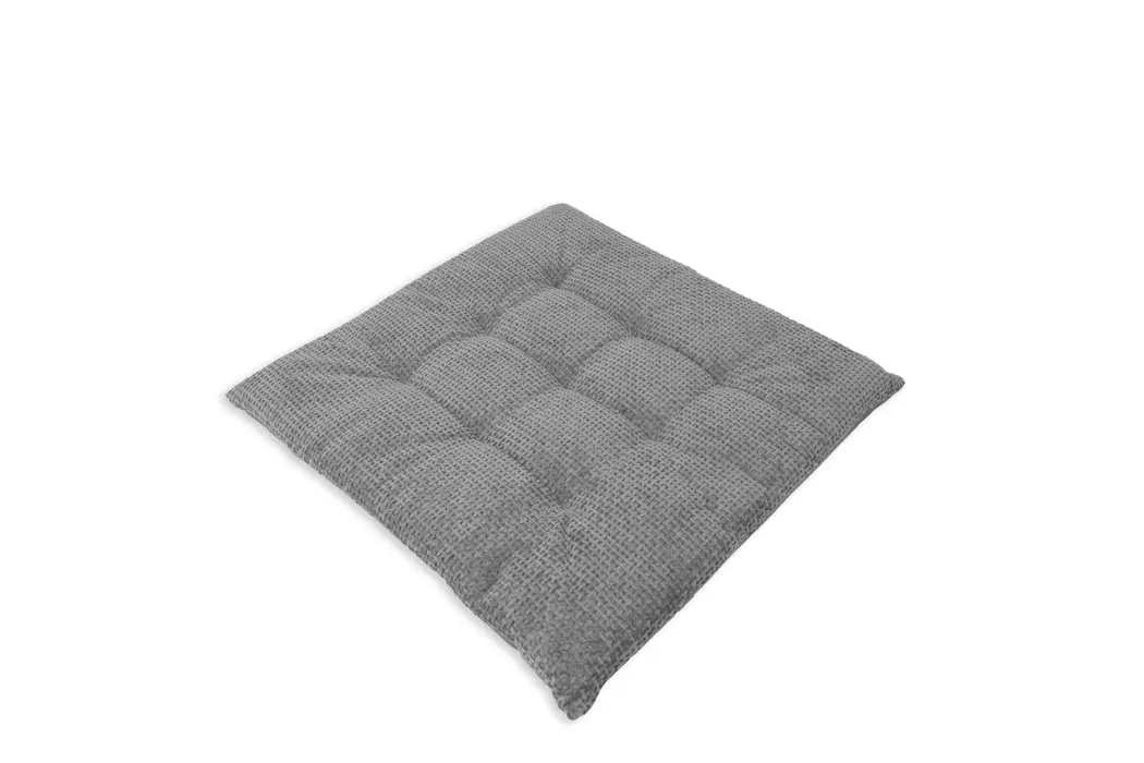 Stuhlkissen Chenille Cross 40 x 40 cm