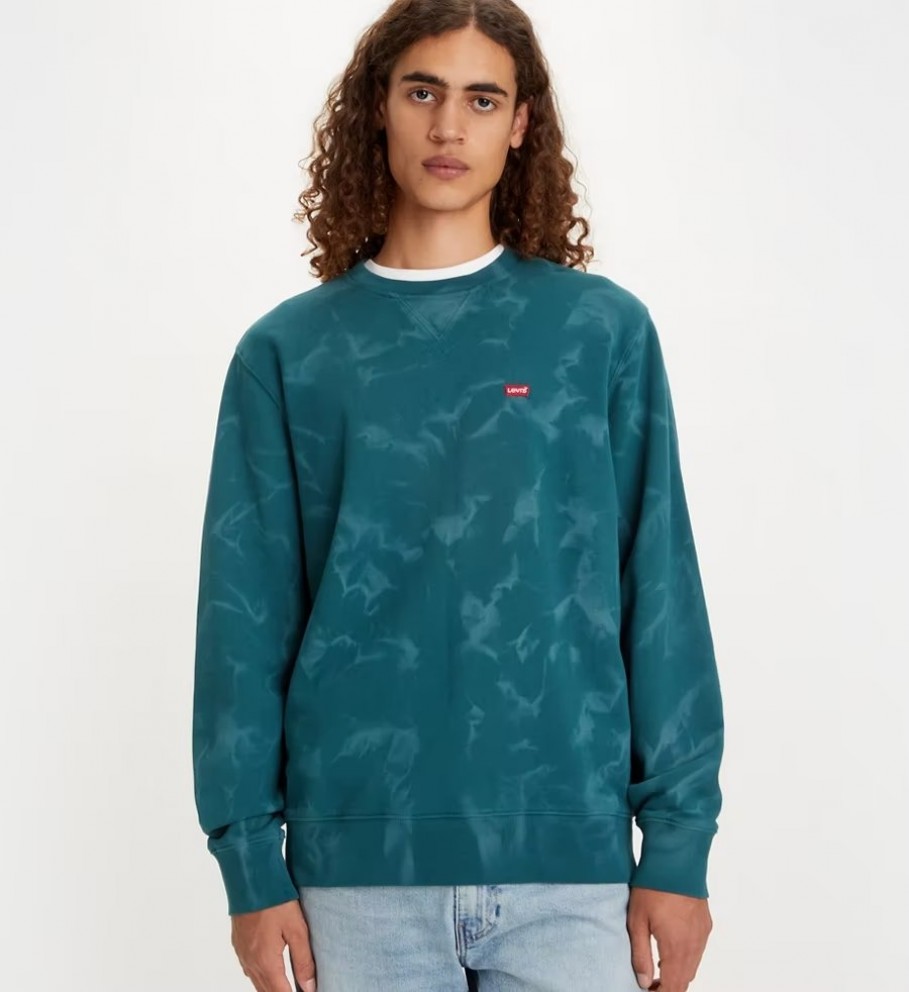 Moletom Levi's Original Verde com Gola Redonda