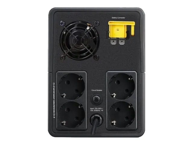 APC Easy UPS BVX Series BVX2200LI-GR - UPS - AC 220-240 V - 1200 Watt - 2200 VA - 9 At - output-stikforbindelser: 4