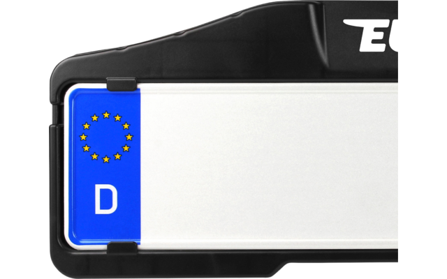 Eufab Bike Lift Fahrradträger für 2 Fahrräder auf der Anhängerkupplung schwarz, E-Bike geeignet