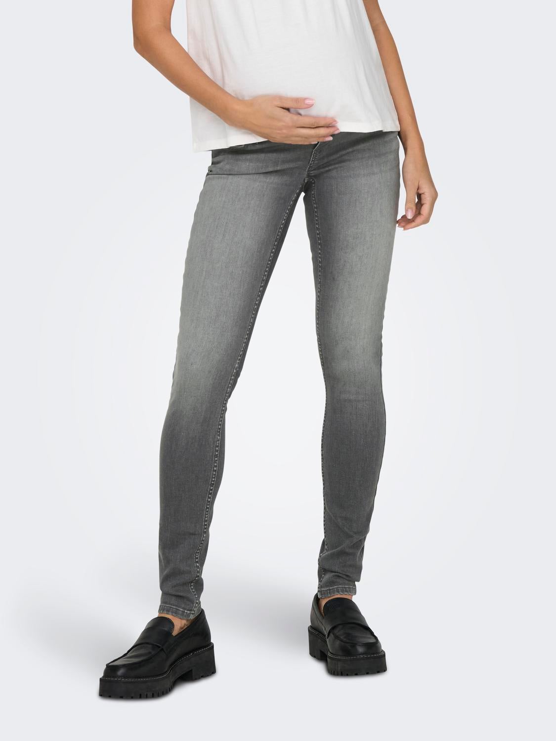 OLMBELLY Skinny Fit Jeans Grey Denim