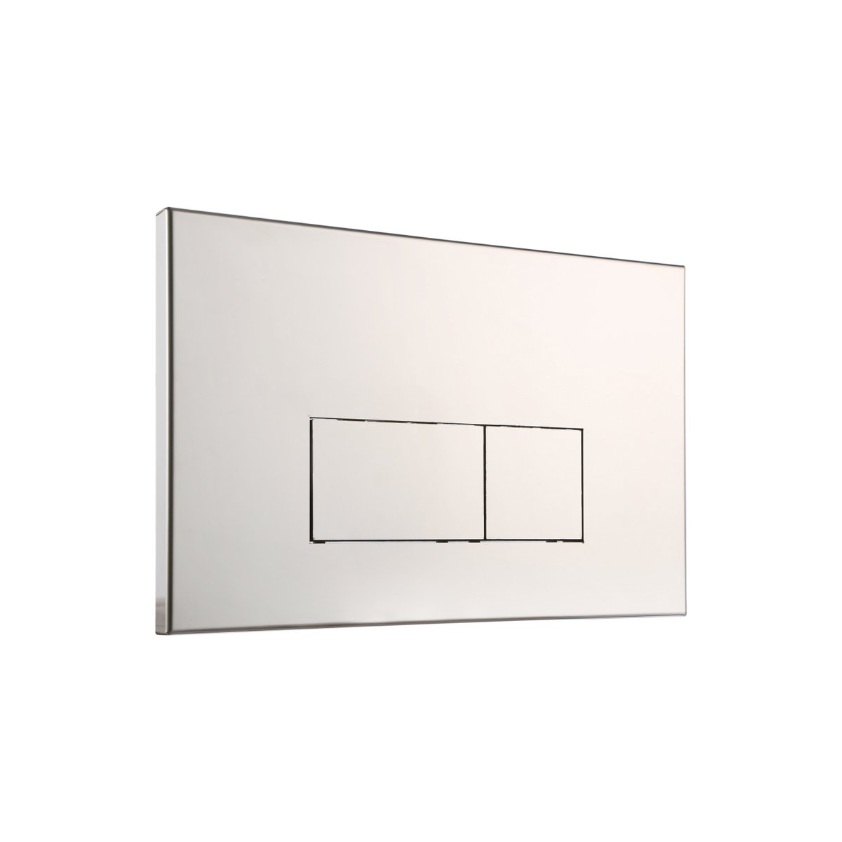 Qeramiq Push metalen drukplaat mat wit met vierkante knoppen voor o.a. UP320 inbouwreservoir