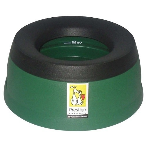 Garrafa de água anti-gotejamento para cães e gatos, verde