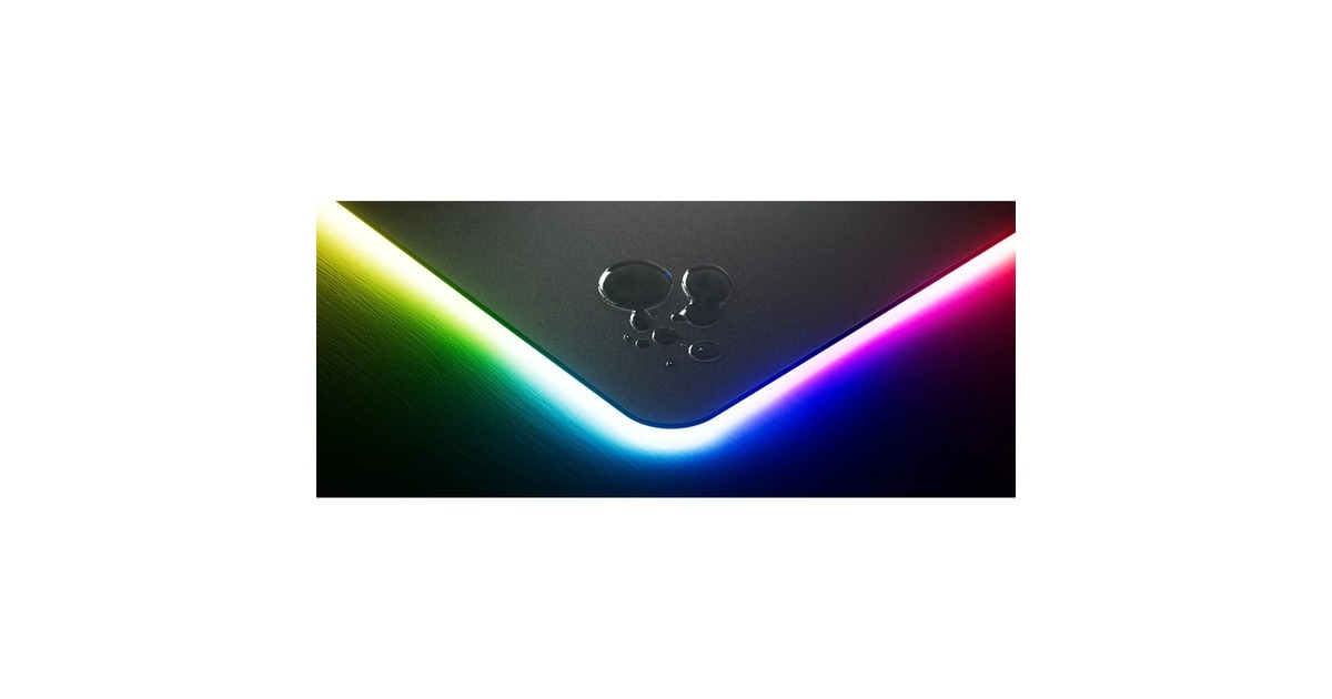 HYTECNVS Intense Play Mat gaming muismat  (Zwart, RGB led, Tweedekans)