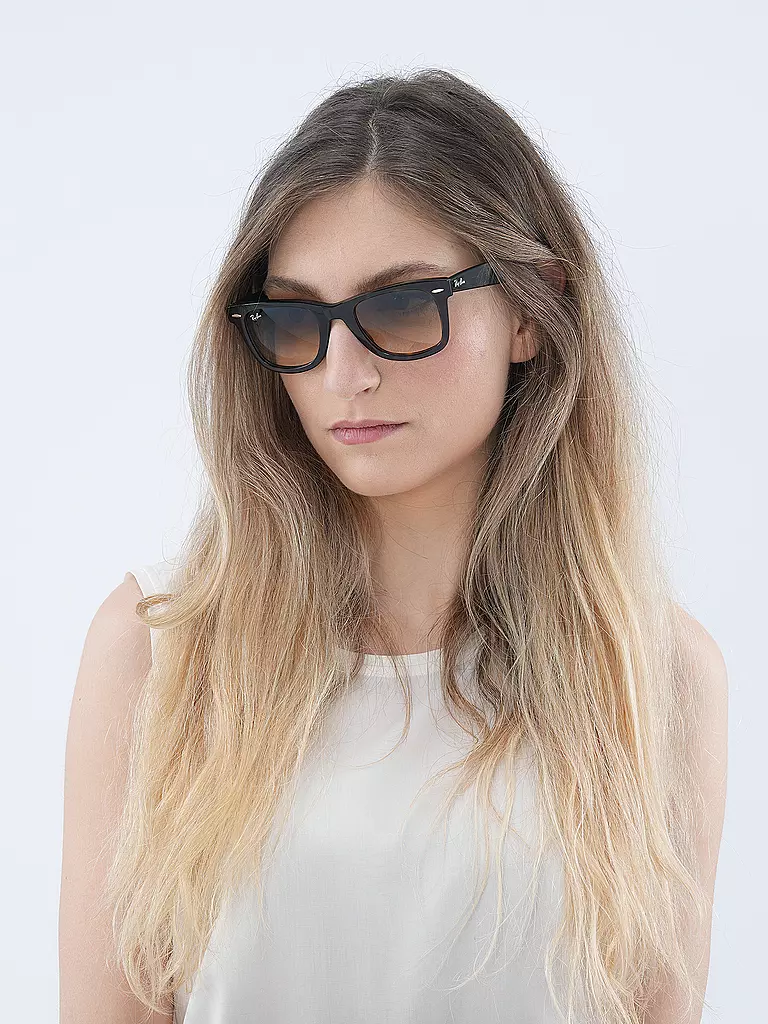 RAY BAN Sonnenbrille 0RB2140/50 WAYFARER braun