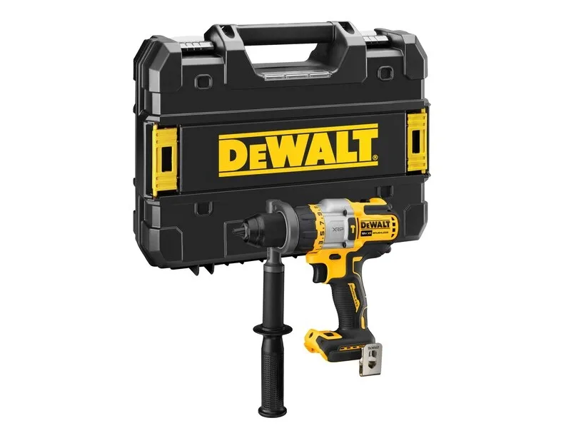 DeWALT DCD999NT-XJ - Hammerbor/skruemaskine - ledningfri - 3-hastigheders - nøgleløs borepatron 13 mm - 126 N·m - intet batteri - 18 V - SOLO