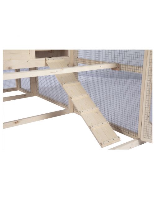 Adori Kippenhok Ollie - Kippenhok - 162x98x112 cm Houtkleur Zwart