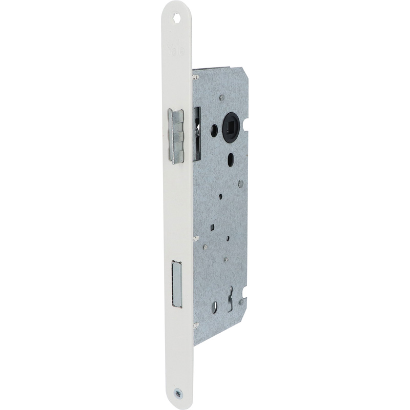 Yale insteekslot Wit A1353 Doorn 50mm, afgerond