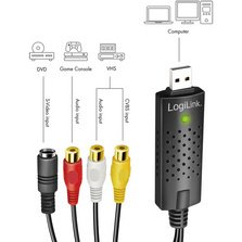 Convertisseur audio & vidéo USB 2.0, noir