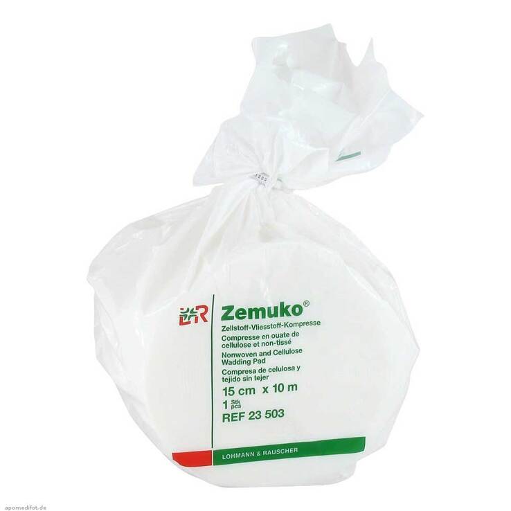 Zemuko Kompresse gerollt 10mx15, 1 St