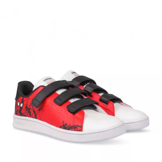 Baskets ROUGE ADIDAS Advantage Spiderman