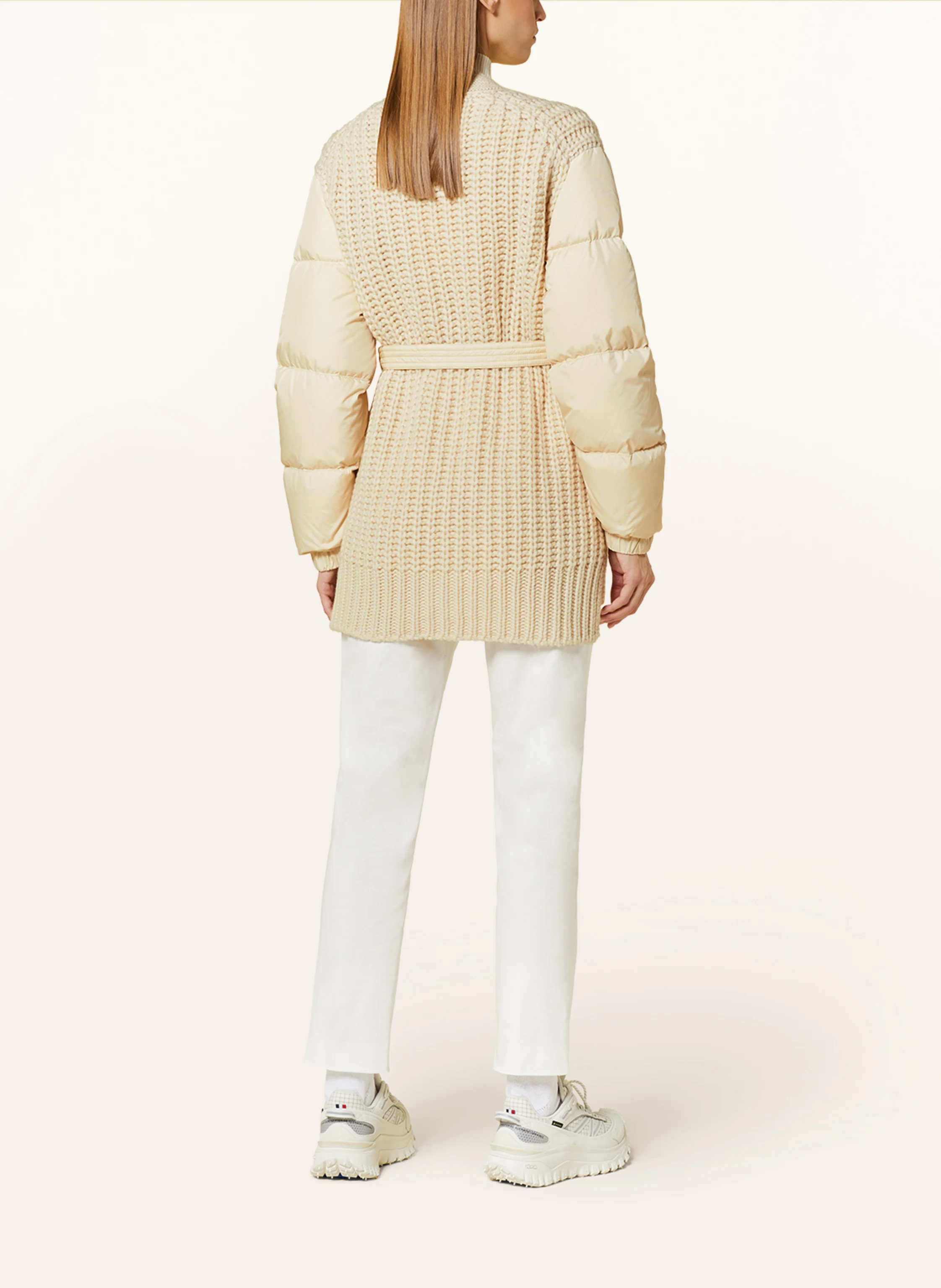 MONCLER Daunenjacke im Materialmix