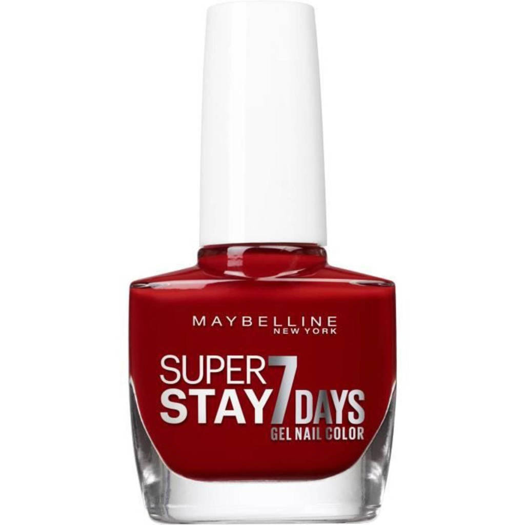 Mooie kleurSuperStay 7 Days parelmoer nagellak - 06 Deep Red