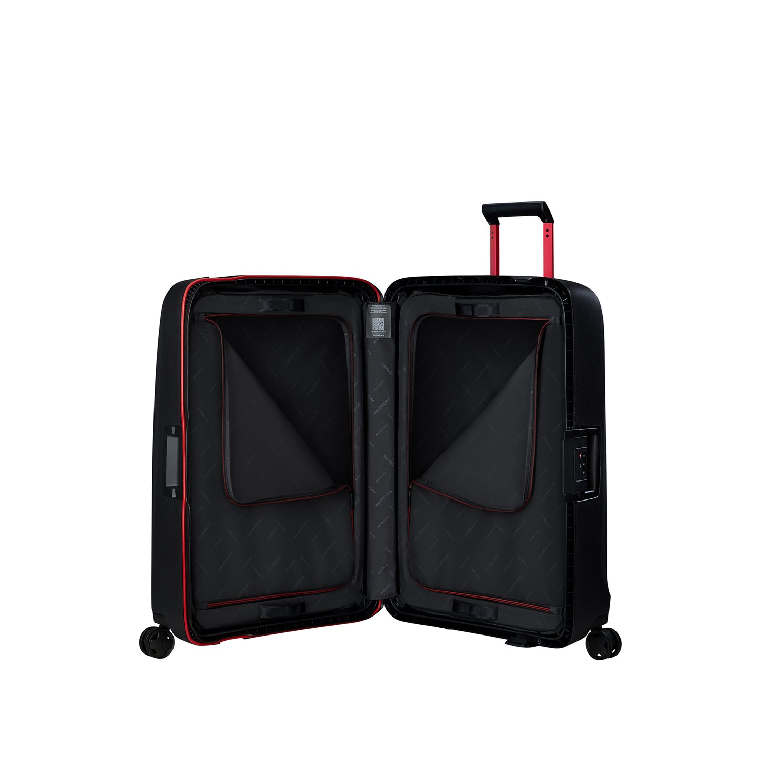 Samsonite Essens Spinner 75 charcoal/red