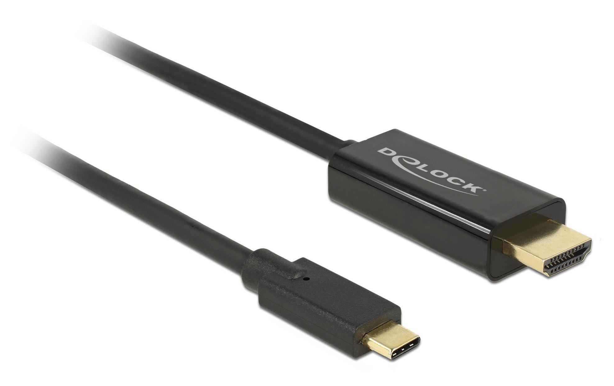 Kabel 4K USB Type-C - HDMI, 1 mUSB-C zu HDMI Kabel