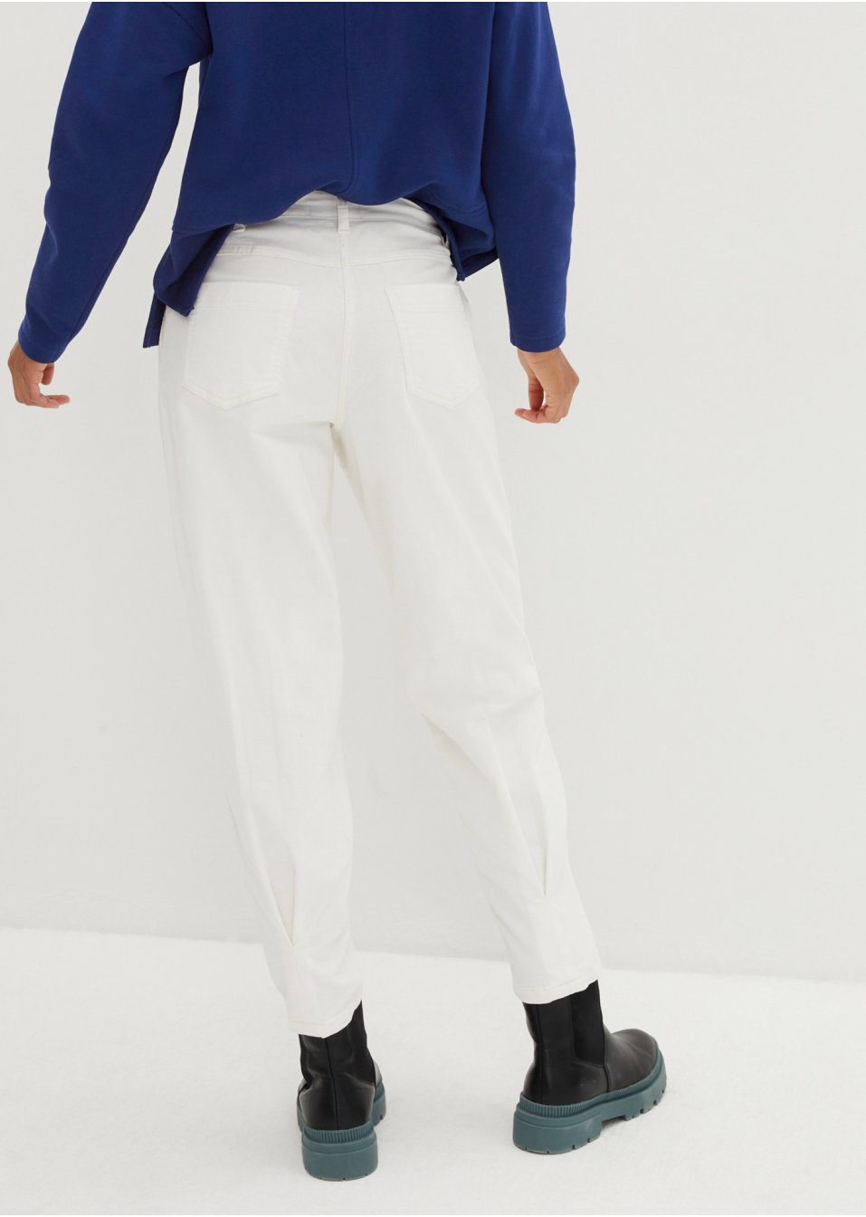 Pantalon velours côtelé Balloon-Fit