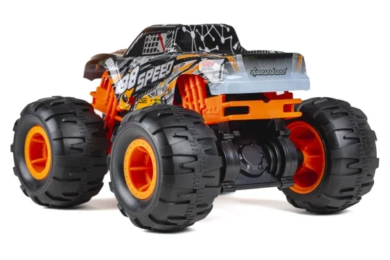 TEC-TOY - Speed Monster Fjernstyret bil 1:12, 2,4G 7,4V, gyro & lyd - Orange