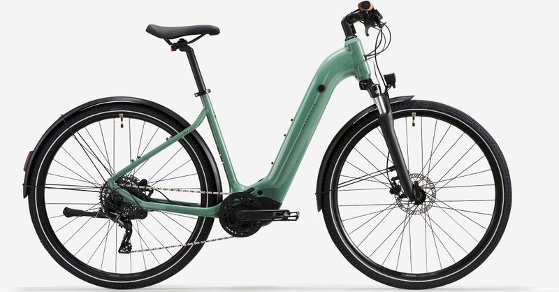 Elektrische Fiets - Hybridefiets - Middenmotor - Laag Frame - E-ACTV 500 - Groen