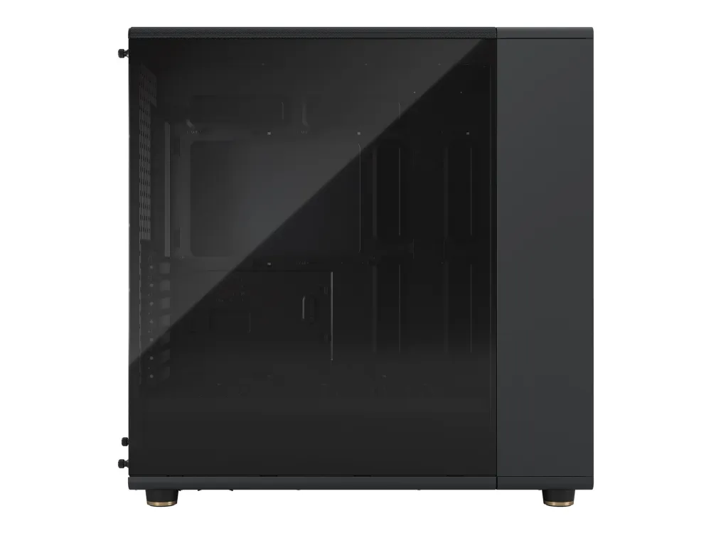 Fractal Design North XL - Tower - udvidet ATX - sidepanel med vindue (hærdet glas) - ingen strømforsyning (ATX) - charcoal black - USB/Audio/Mic
