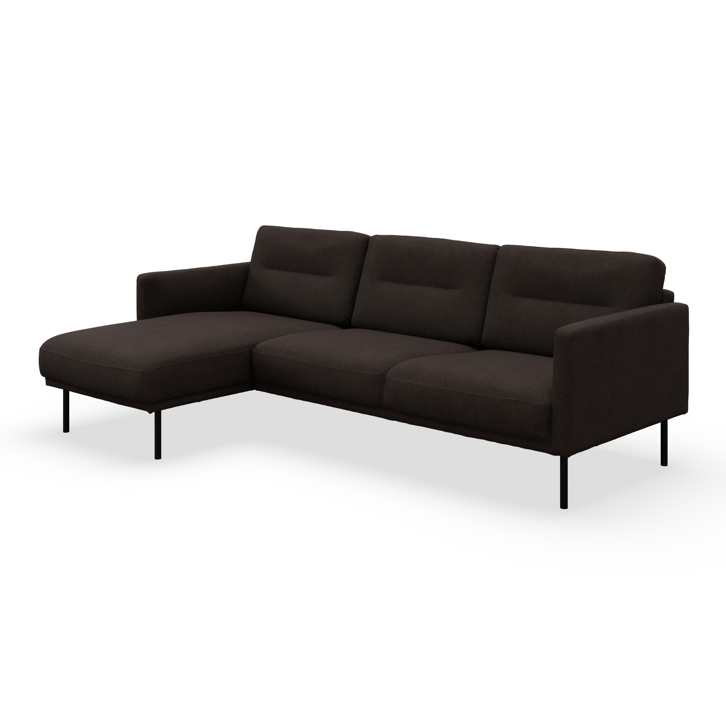 Larvik venstrevendt sofa med chaiselong