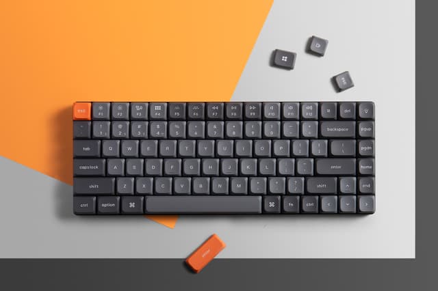 Keychron K3 MAX trådløs tastatur (Gateron Low-profile Red-taster)