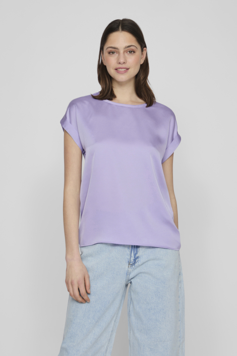 Vila paarse dames t-shirt