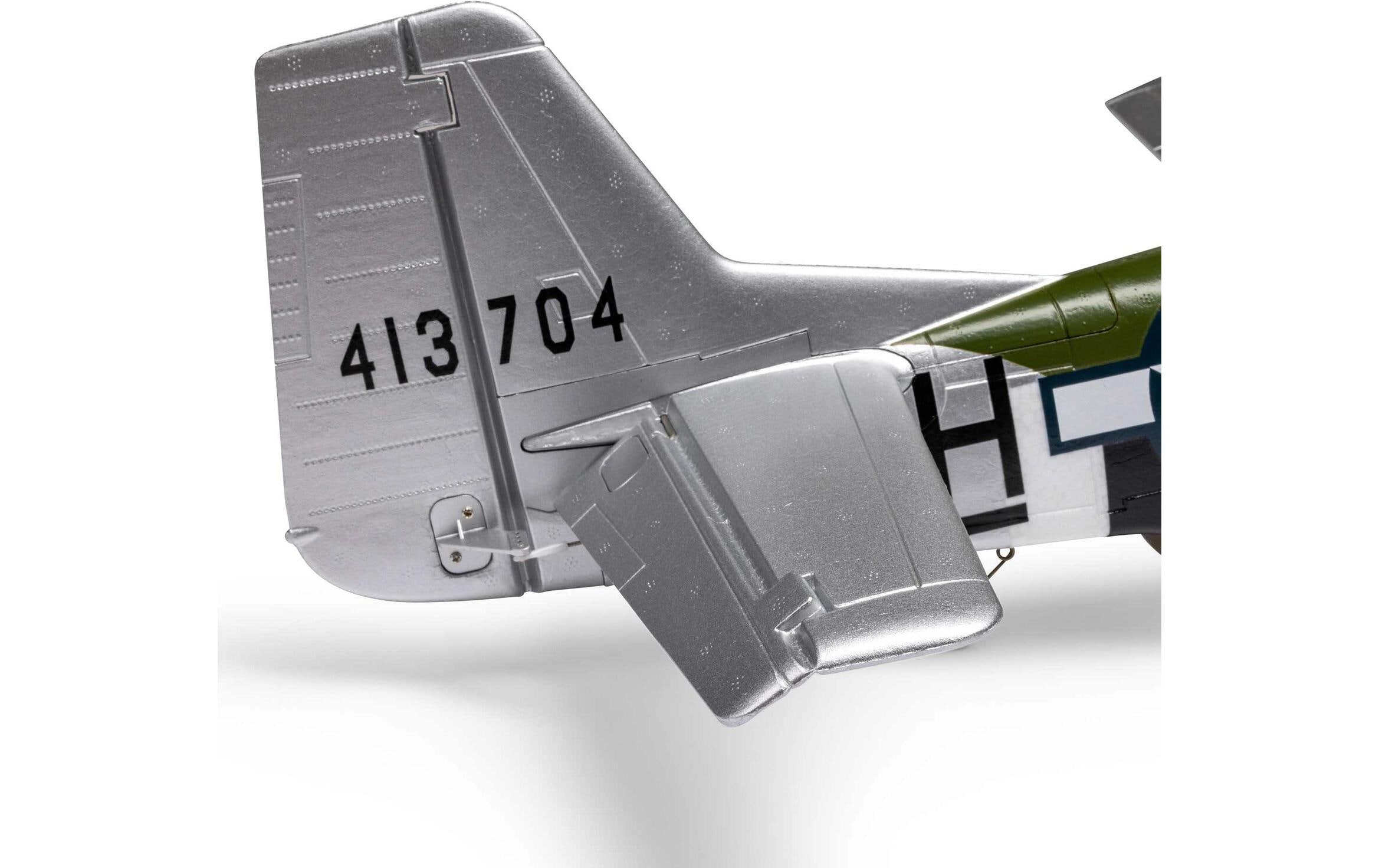 Warbird P-51D Mustang 1000 mm BNF, AS3X+ und SAFE Select<br>Warbird-Modell für Anfänger