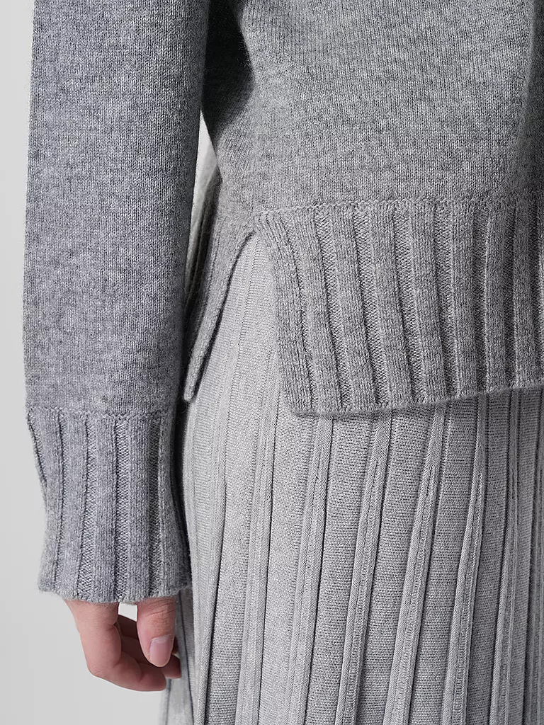 MOS MOSH Rollkragenpullover MMAIMA grau