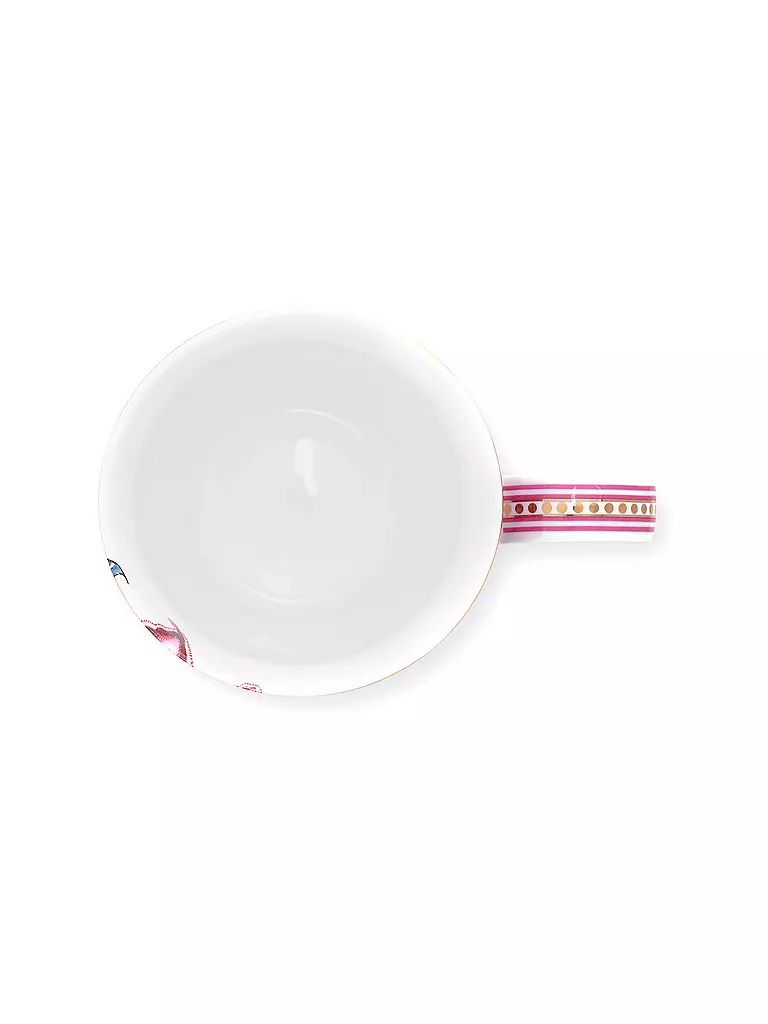 PIP STUDIO Henkelbecher Large 350ml Flower Festival Dark Pink beere
