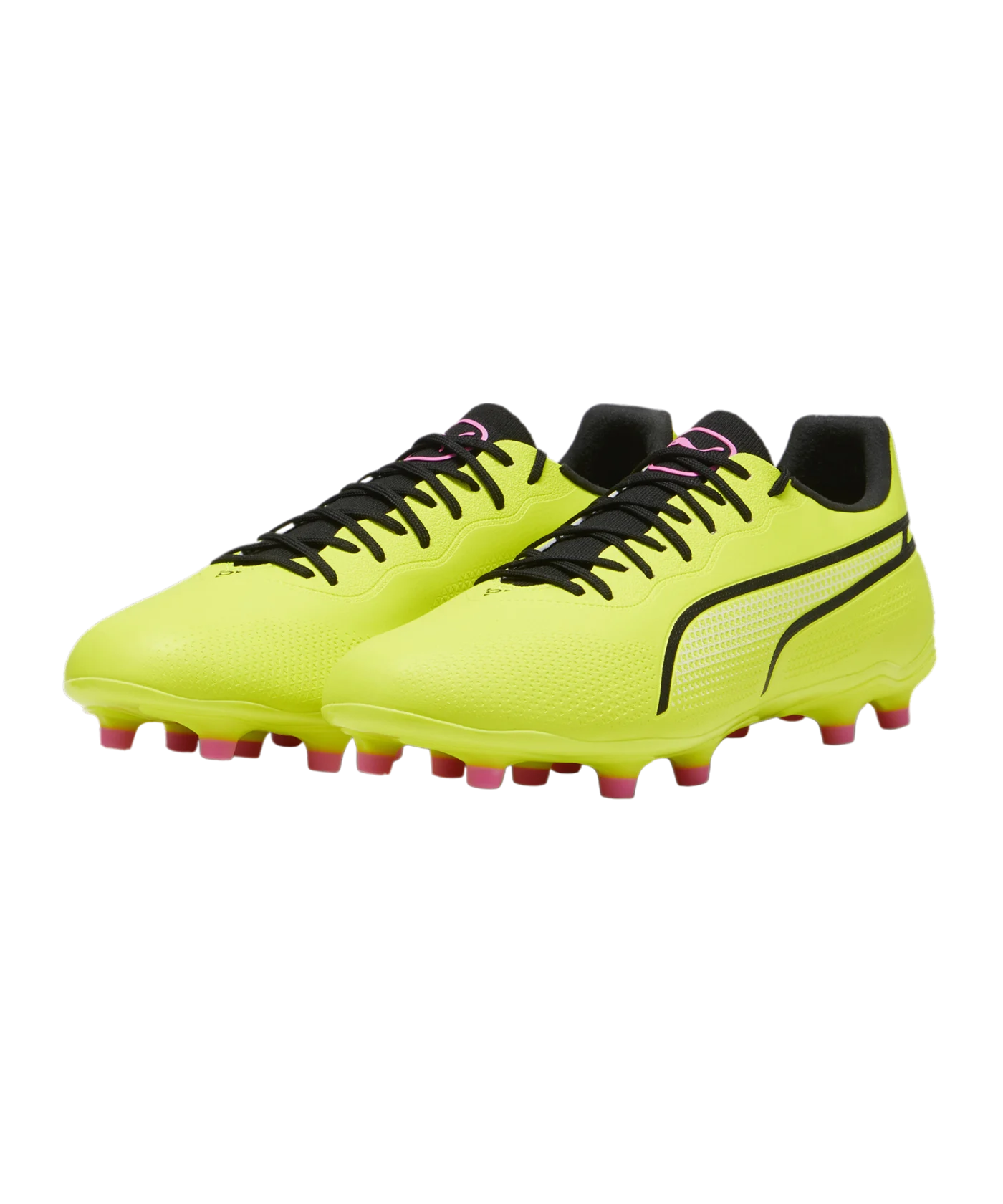 PUMA KING Pro FG/AG Phenomenal Gelb Schwarz Pink F05