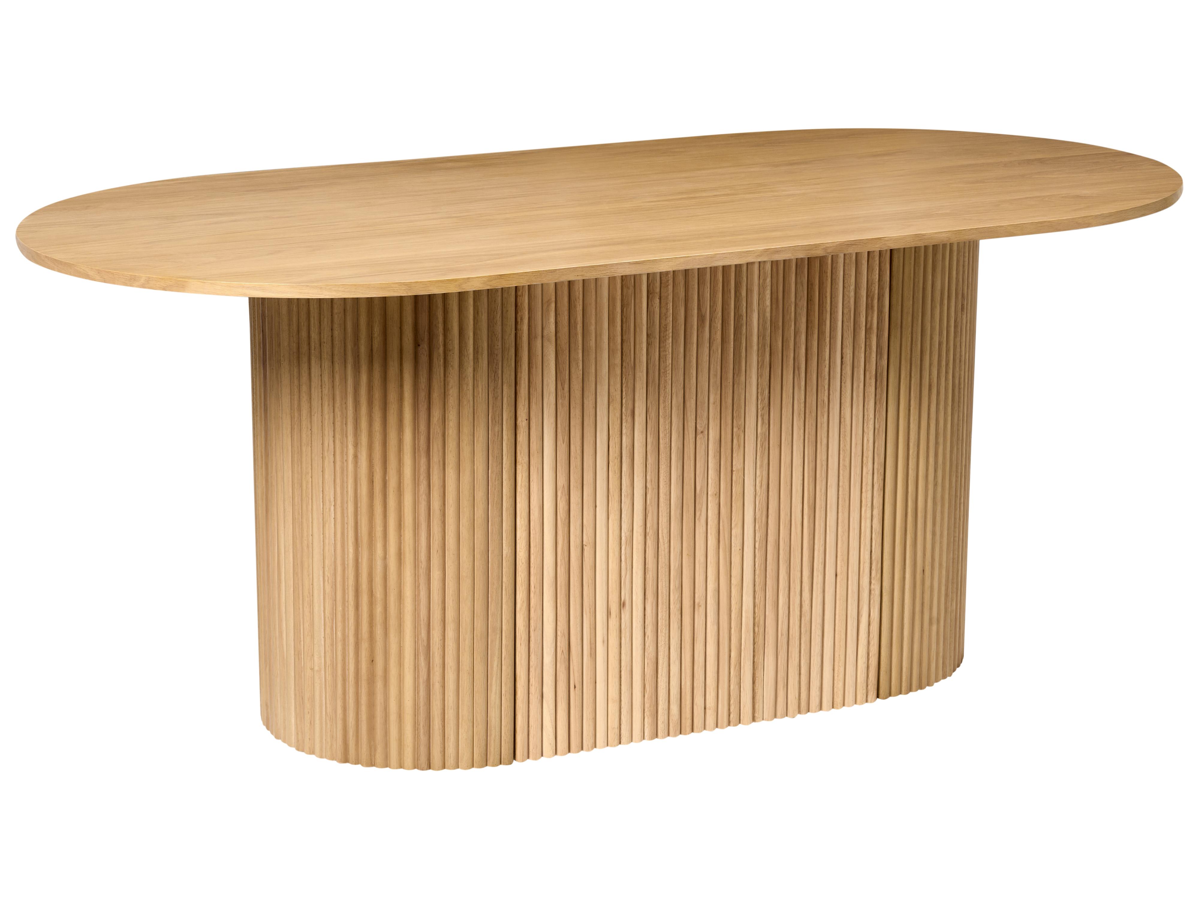 Eettafel LUNNIN Licht eikenhout 180 cm 90 cm