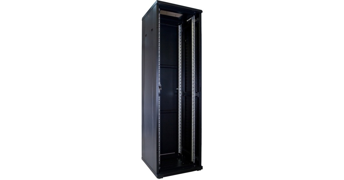 DSI42U serverkast met glazen deur - DS6642  server rack  (Zwart, 600 x 600 x 2000mm)