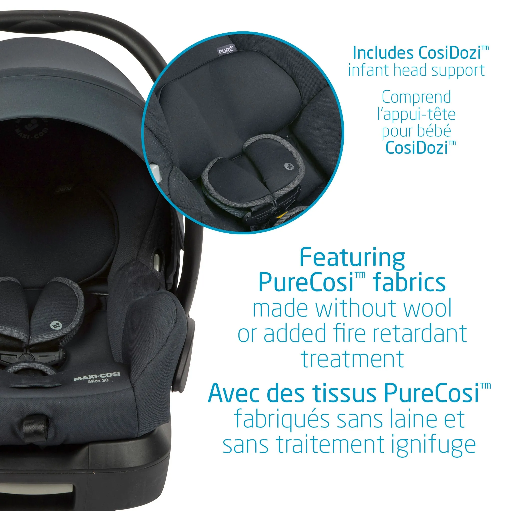 Maxi-cosi Système de Voyage Zelia Max - Northem Gris