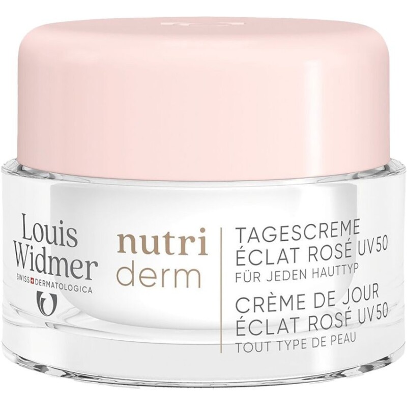 Widmer nutriderm Crème de Jour Éclat Rosé UV 50 50 ml avec parfum