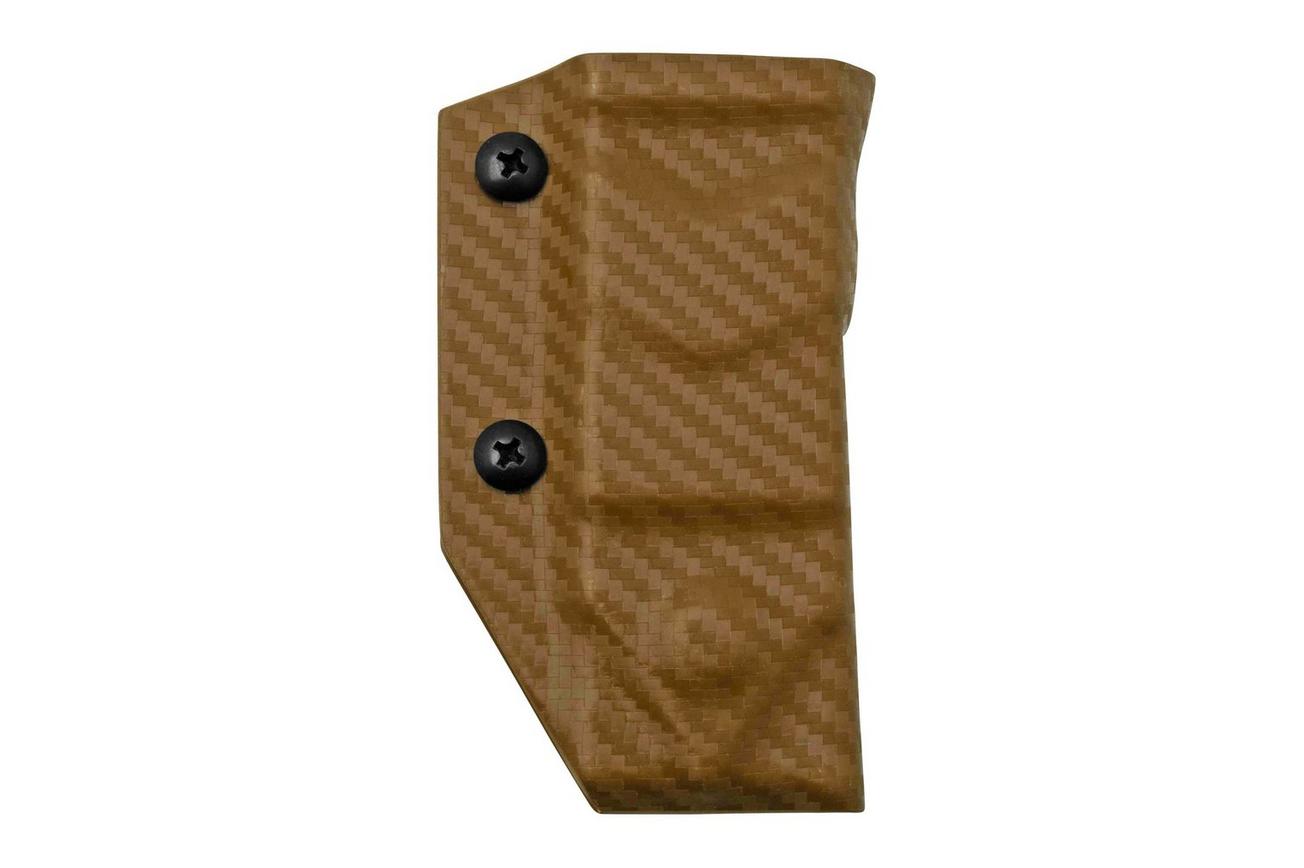 Clip And Carry Kydex Sheath Gerber MP600, Carbon Fiber Brown GMP600-CF-BRN riemholster