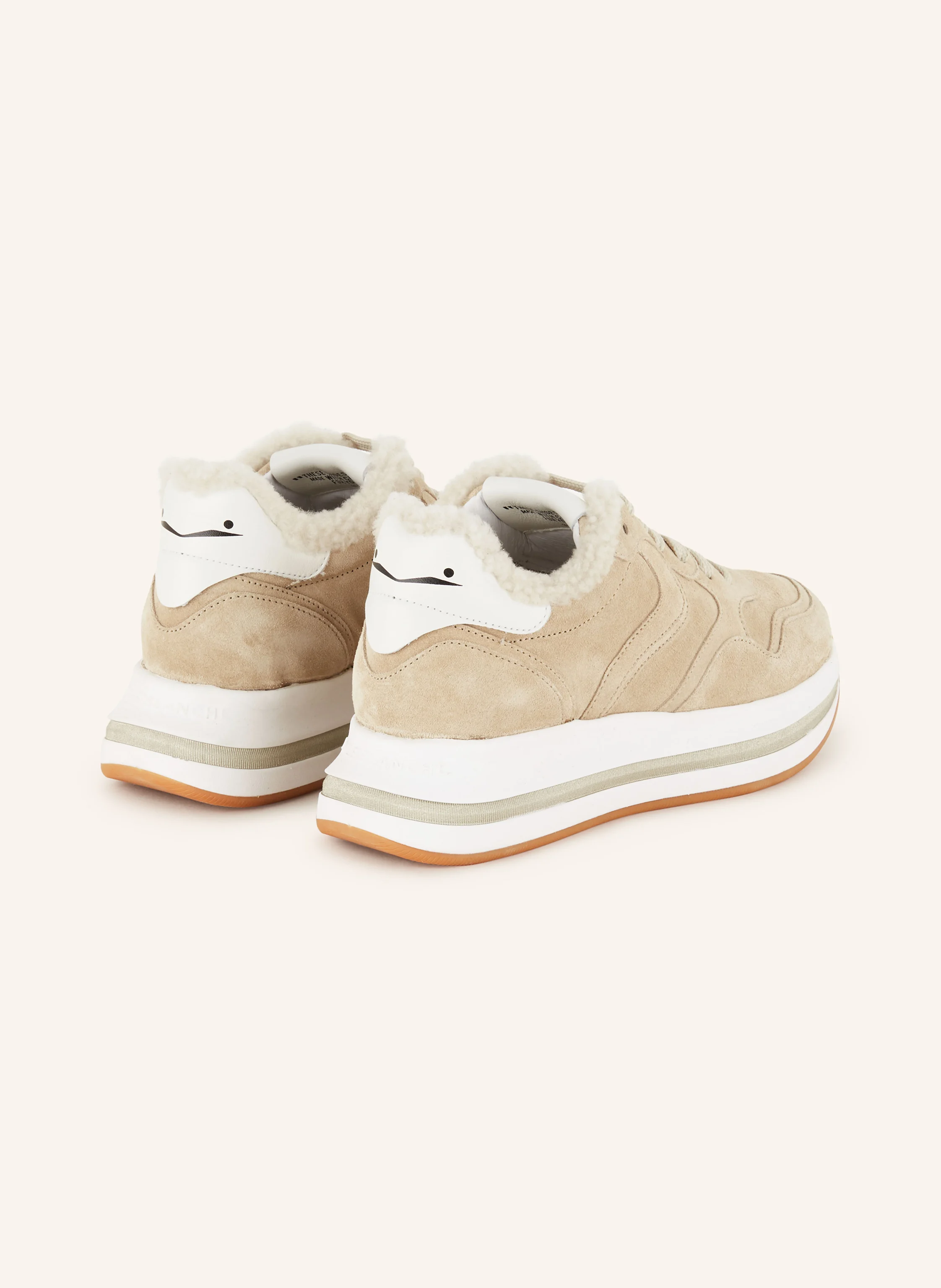 VOILE BLANCHE Sneaker MELANY mit Teddyfell