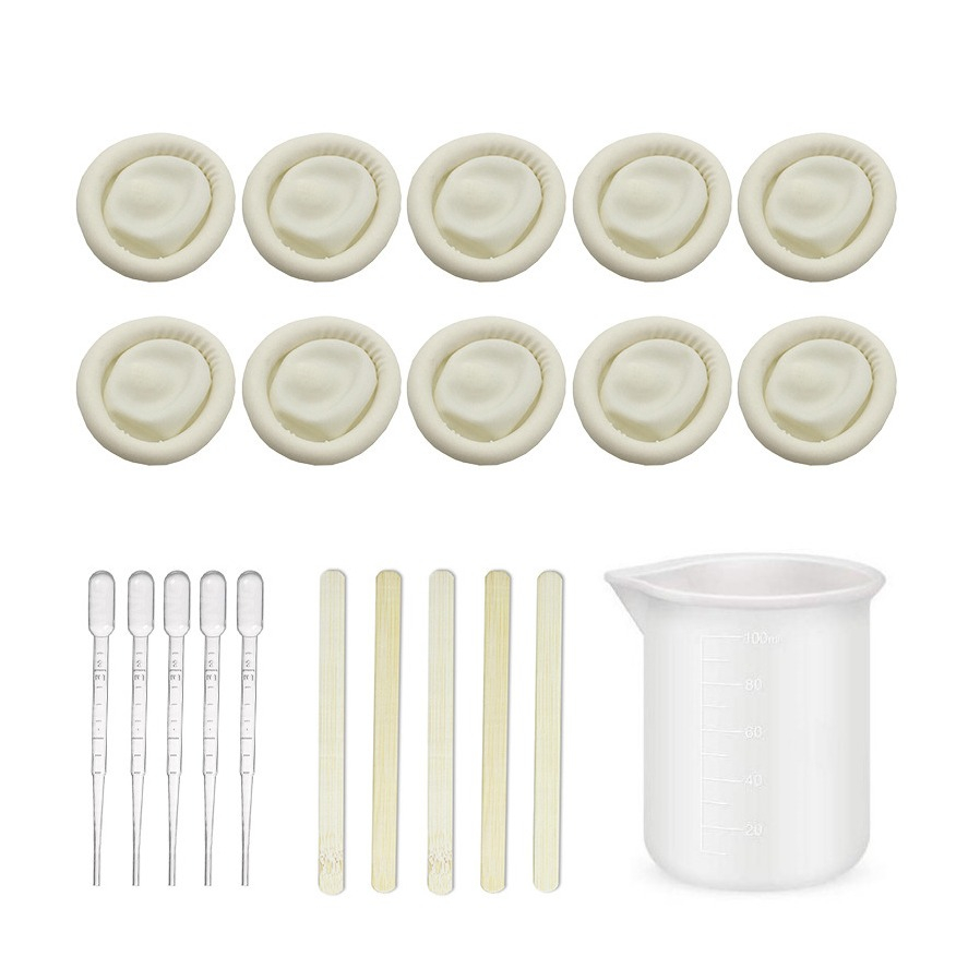 (21-tlg. Set) Epoxidharz Zubehör Kit für DIY Harz Giessen inkl. Silikon Messbecher / Fingerhandschuh / Pipetten / Holzstäbe
