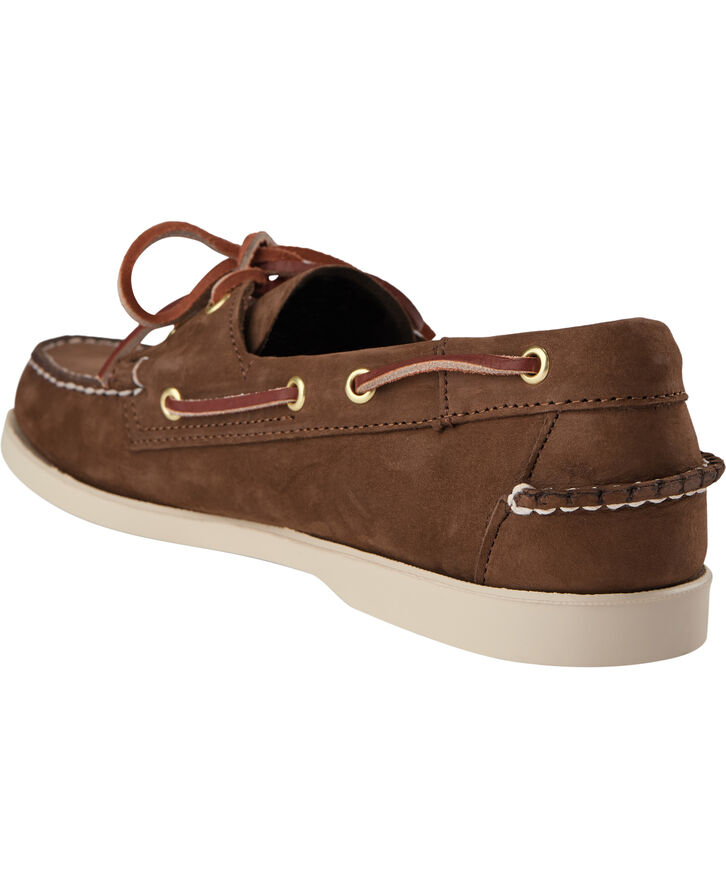 Sebago Docksides Portland Nubuck Brown