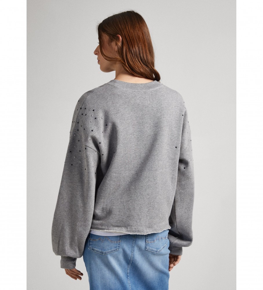 Moletom cinza Caroline da Pepe Jeans