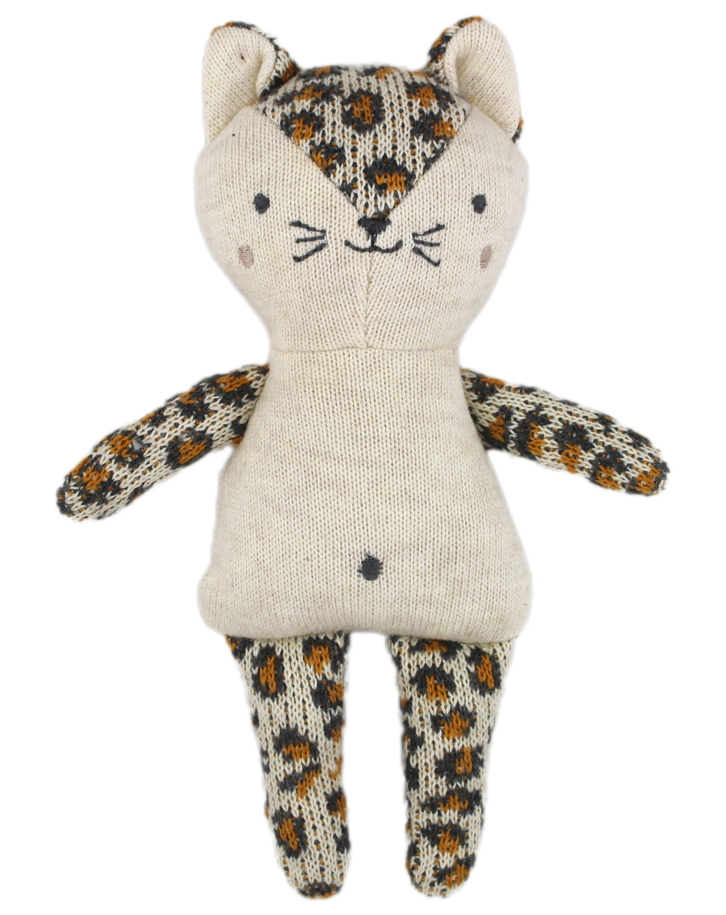 Babyrassel LEOPARD in natur
