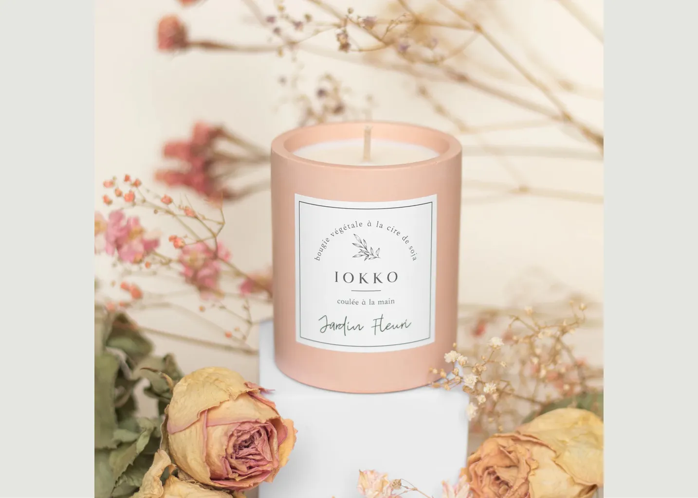 Bougie Signature Jardin Fleuri Iokko