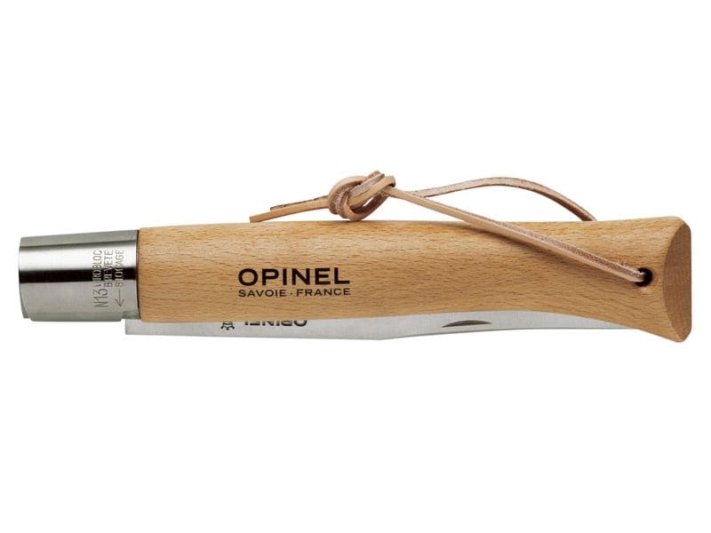 opinel Taschenmesser N°13 Box Stainless Steel Riesenmesser für Mahlzeiten und Grillpartys