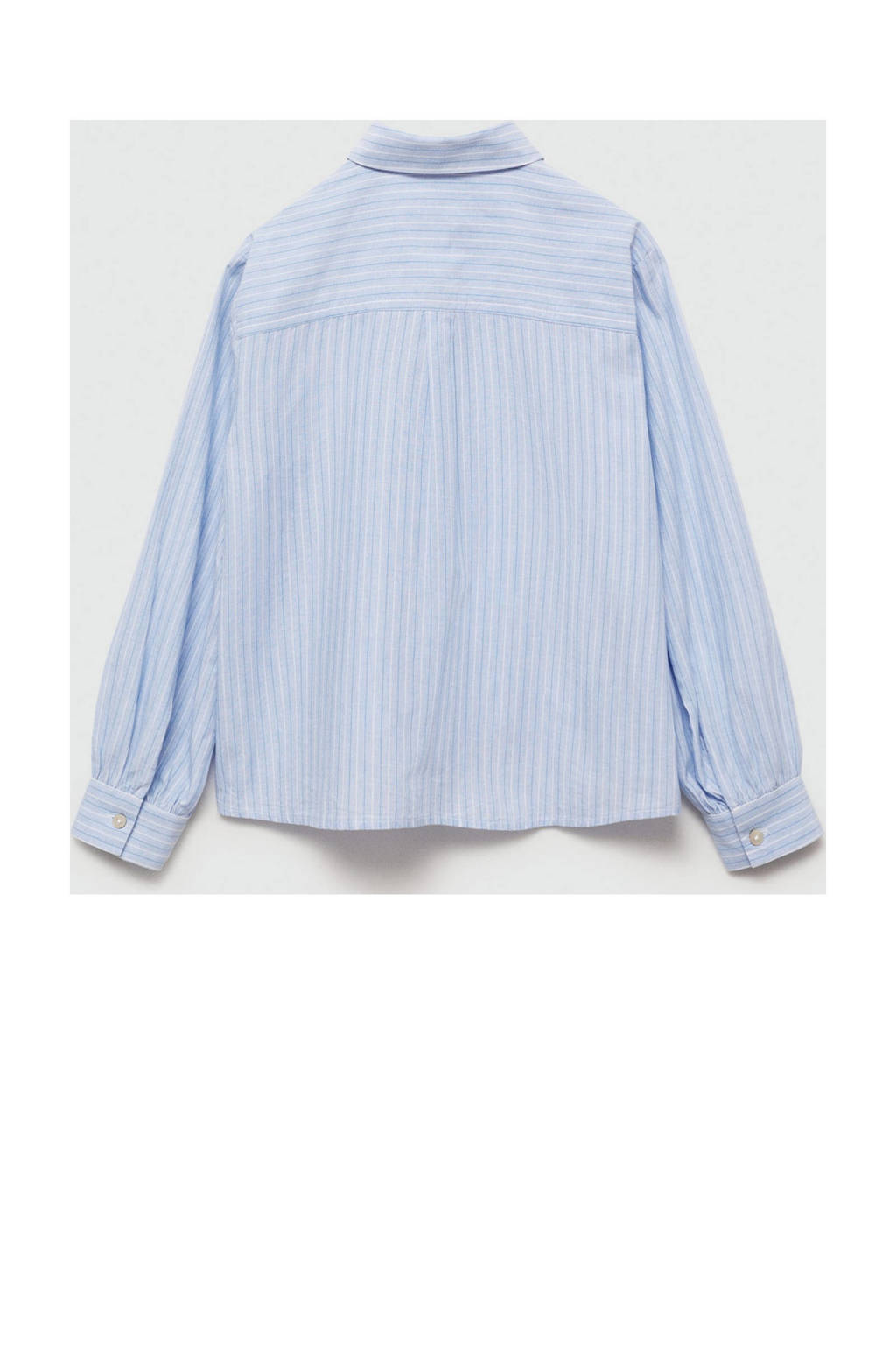 Mango Kids gestreepte blouse blauw