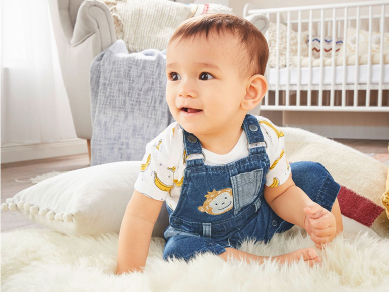 Jeanssalopette voor baby's, katoen