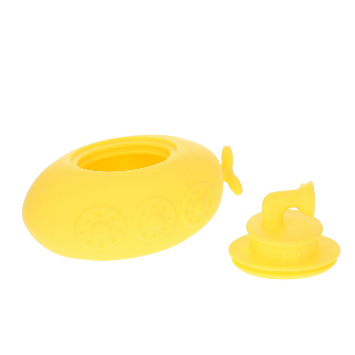 Jeu de bain en silicone sous-marin jaune Amande